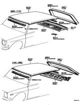 Roof Panel & Back Window Glass