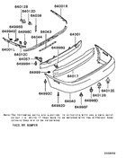 Rear bumper & support