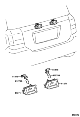 Rear License Plate Lamp