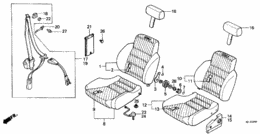 Front seat/seatbelts
