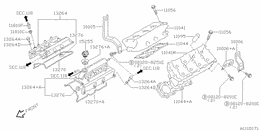 Cylinder head & rocker cover