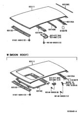 Roof Panel & Back Window Glass