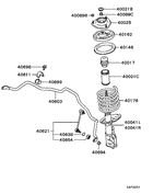 Front susp strut & spring