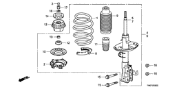 Front shock absorber