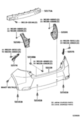 Rear Bumper & Bumper Stay