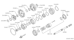 Governor,power train & planetary gear
