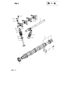 Cam shaft/valve