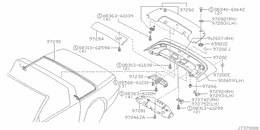 Open roof parts