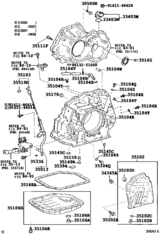 Transmission Case & Oil Pan (Atm)