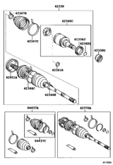 Rear Axle Shaft & Hub