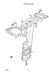 Drive shaft housing