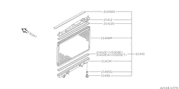 Radiator, shroud & fitting