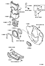 Timing Gear Cover & Rear End Plate