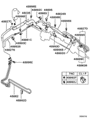 Power steering oil line