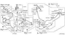 Power steering piping