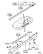 Side garnish & moulding