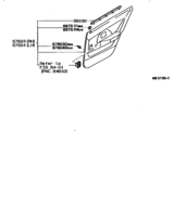 Rear Door Panel & Glass