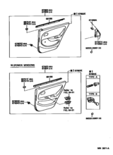 Rear Door Panel & Glass