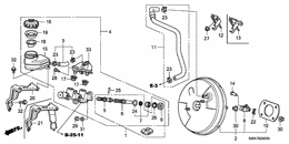 Brake master cylinder/ master power