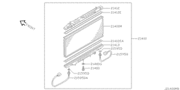Radiator, shroud & fitting