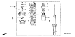 Front shock absorber