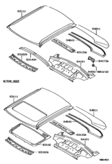 Roof Panel & Back Window Glass