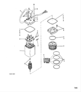 Power Trim Pump (Eaton Rectangular Motor)