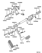 Brake & clutch pedal