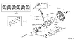Piston,crankshaft & flywheel