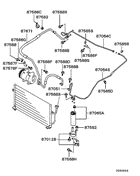 A/c condenser, piping