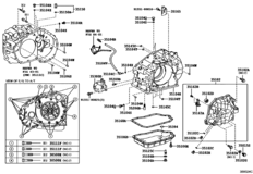 Transmission Case & Oil Pan (Atm)