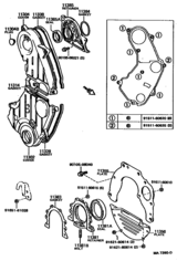 Timing Gear Cover & Rear End Plate