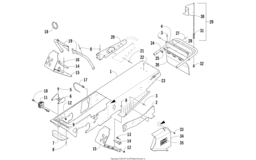 Chassis, Footrest, And Rear Bumper Assembly