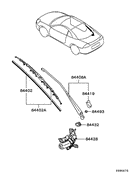 Rear window wiper & washer