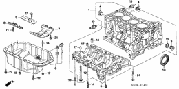 Cylinder block/oil pan