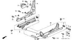 Front seat components