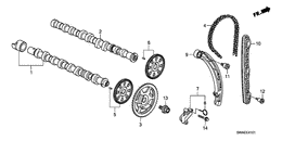 Camshaft/cam chain