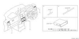Instrumentpanel parts