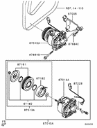 A/c condenser, piping
