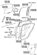 Rear Door Panel & Glass