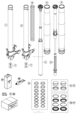 Front Fork Disassembled
