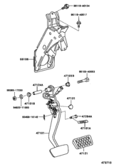 Brake Pedal & Bracket