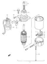 Starting motor