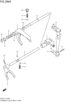 transfer gearlever fork