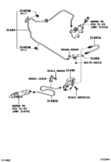 Clutch Pedal & Flexible Hose