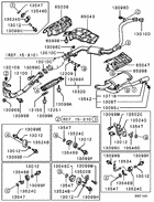Exhaust pipe & muffler
