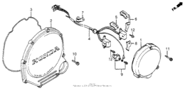 Clutch cover + pulse generator