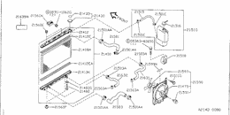Radiator, shroud & fitting