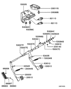 Brake & clutch pedal