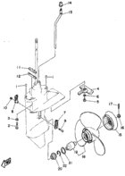 Lower casing drive